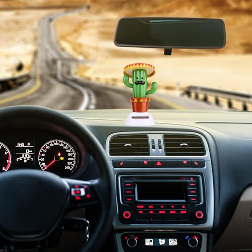 Brinquedo de cacto dançante movido a energia solar – Brinquedos solares animados dançarinos balançan