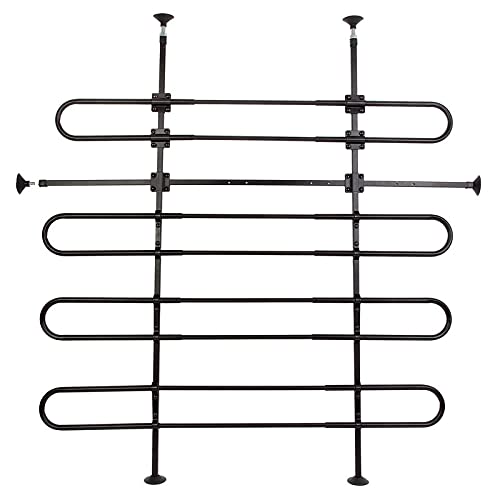 Rolmovil Separador de Carga Industrial Maxi, Acero, Negro, Coche de Pasajeros, SUV