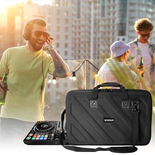 Image of Hard Case Compatible with Pioneer DJ Controller DDJ-1000,DDJ-1000SR,DDJ-FLX10 Protective Carrying Storage Bag,Blcak(Xl-28.8 x 16 x 4.3 Inch)