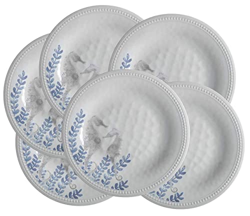 Marine Business Harmony Paradise Set of 6 Large Flat Dinner Plates 27 cm