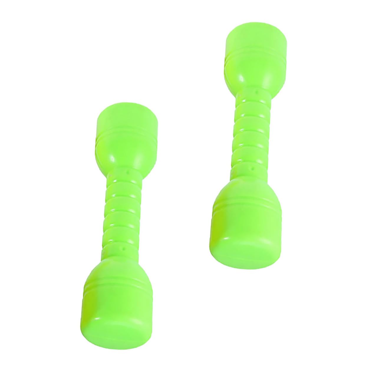 2Pcs Barbells for Kindergarten Lightweight Plastic Dumbbells for Safe Material Bright Color for Morning Exercise and Fitness Fun