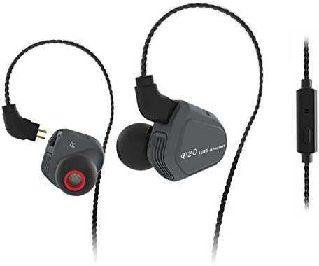 in-Ear Headphones TRN V20 1DD+1BA Hybrid Earphone with Mic Heavy Bass Running Sport Earplug Wired Headset with 2PIN Detachable