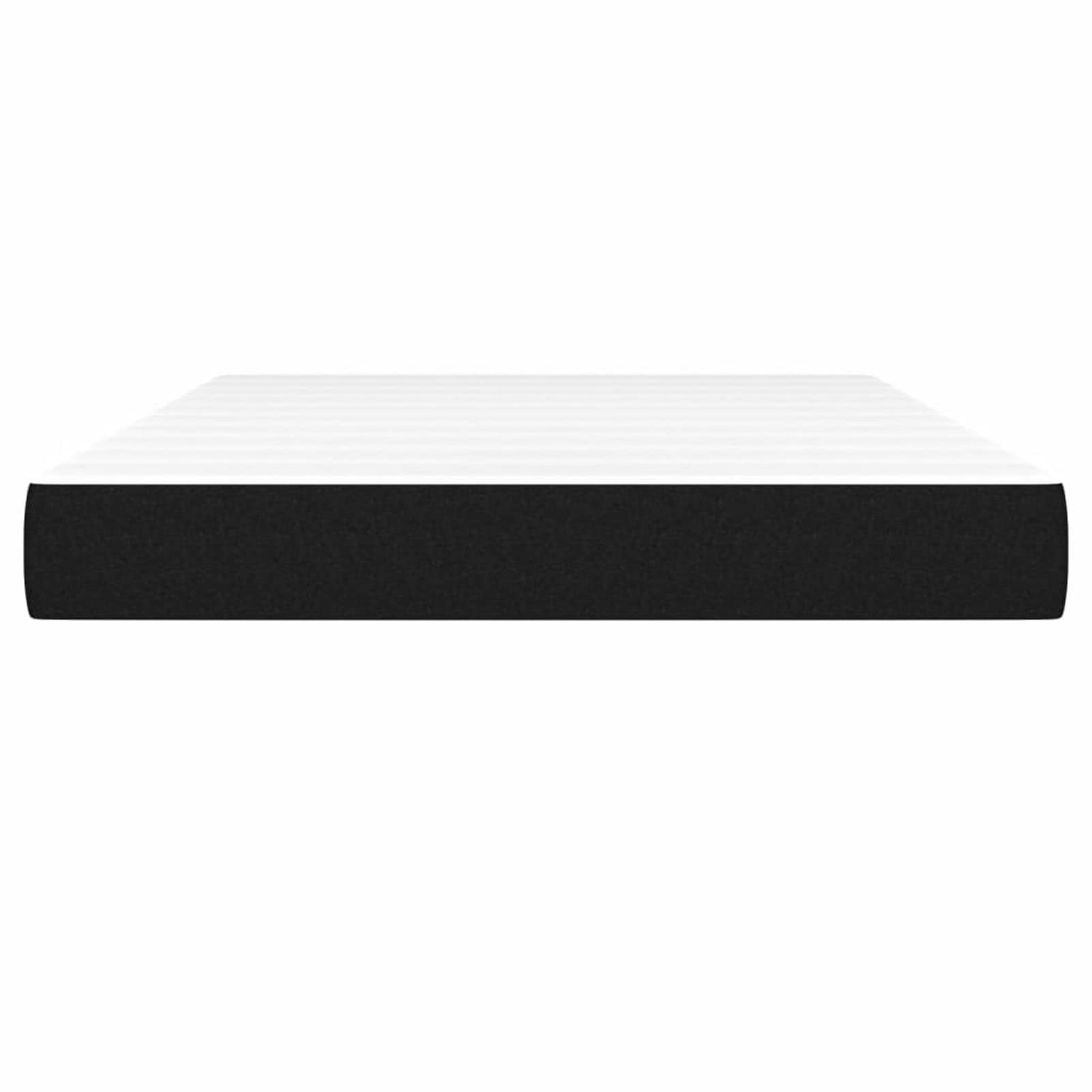 LAPOOH Matelas de lit à Ressorts ensachés Noir 140x200x20 cm Tissu,Matelas Ressort,avec Sommier Et Matelas Lit,Matelas Ressort Latex