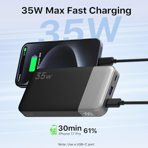 NOBIS Power Bank 35W 10000mAh Cargador Portátil miniatura 2