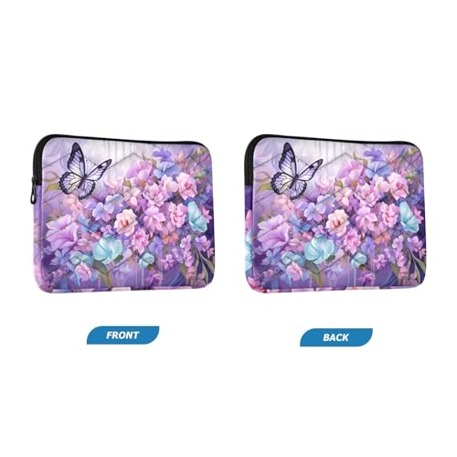 Funda para portátil Butterly Flowers 13-14 pulgadas miniatura 2
