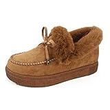 【Grandes regalos】 ¡Estos cálidos botines de piel son un gran regalo para mujeres y niñas! ¡También la mejor opción de Black Friday y Cyber ​​Monday, Navidad, Día de Acción de Gracias, Año Nuevo, Día de San Valentín!