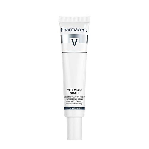 Crema de noche de repigmentación que minimiza las lesiones de vitíligo para la cara y el cuerpo Viti-Melo Night 40ML