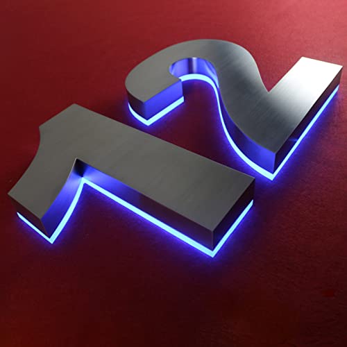 Numeri civici retroilluminati a LED, numero di