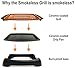 Gotham Steel Smokeless Indoor Grill, Nonstick Indoor Smokeless Grill with Ceramic Coating & Adjustable Heating, Indoor Grill Electric Smokeless with Dishwasher Safe Removable Grill Plate, Toxin Free