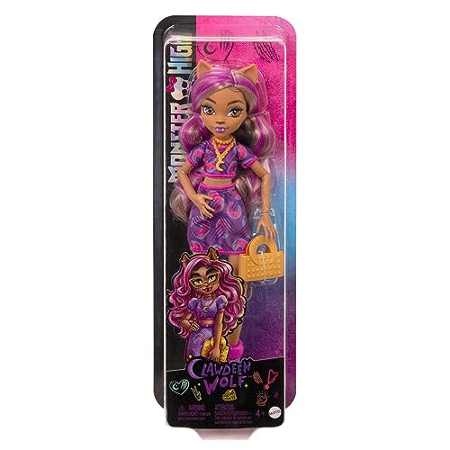 Muñeca Monster High Clawdeen con articulaciones flexibles miniatura 6