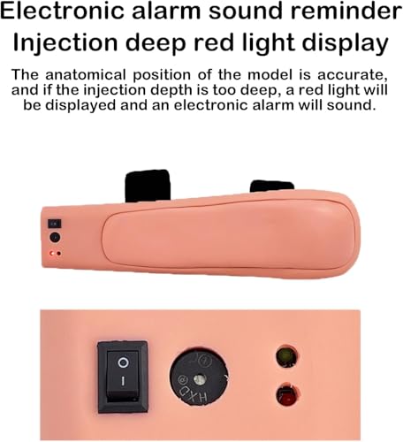 Modelo de Brazo, Modelo Intramuscular de Brazo Superior con Luces Indicadoras de Profundidad y Alarma, Adecuado para Estudiantes de Medicina para Practicar en Parejas miniatura 3