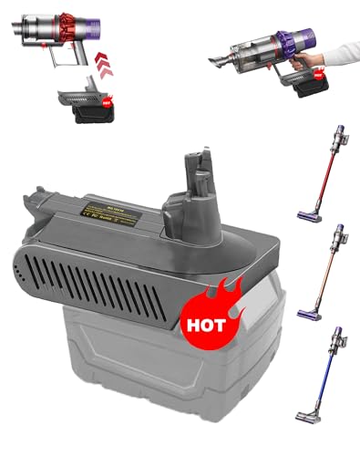 Image of V10 Adapter for Milwaukee 18V Battery Convert to for Dyson V10 SV12 Animal Absolute Motorhead Fluffy Total Cordless Stick Vacuum Cleaner (only Adapter)
