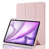 Porte-crayon intégré et charge Apple Pencil 2 : La fente spéciale du boîtier iPad Air 8e 2026 / Air 7e 2025 / 6e 2024 / 5e 2022 / 4e 2020 est conçue pour maintenir votre Apple Pencil et le retirer facilement, compatible avec la fixation magnétique et la charge du Apple Pencil. (Apple Pencil NON inclus)
