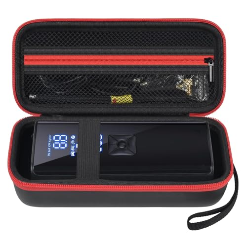 Tire Inflator Air Compressor Case for TMIGIA/for OlarHike/for CYCPLUS/for Powools/for LOLSSA/for JUSUOX Car/Bike/Motorcycle/Ball Portable Electric Inflation Pump- Holder Bag Only(Red) -  Casmilee, B0CFXYBNP8