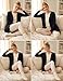 MEROKEETY Women's 2026 Spring Long Sleeve Cardigan Sweater Lightweight Snap Button Down Open Front Casual Outfit, Black, L