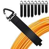 8 Stück Verlängerungskabel Organizer & Aufhänger, Kabelbinder Klettverschluss...