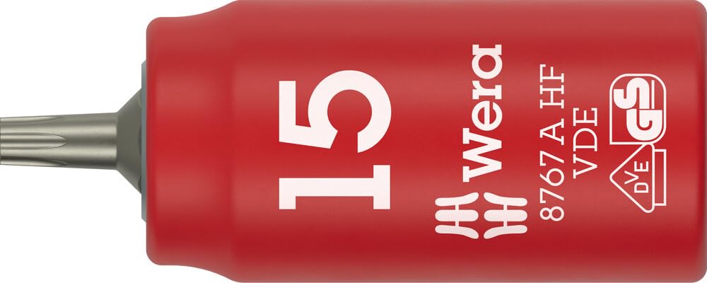 Wera 8767 A VDE HF TORX® Zyklop Bit Socket, 1/4" Drive, TX 15-05005921001