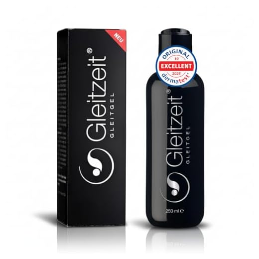 Gleitzeit® Gleitgel wasserbasiert (250ml) PREMIUM Sex Gleitmittel sensitives Intimgel