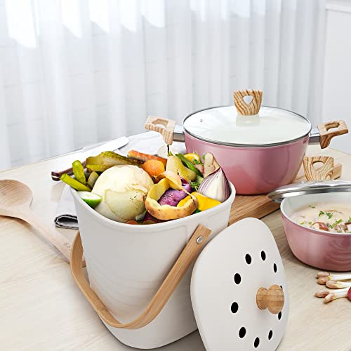 Reotemp-Bamboo-Fiber-Kitchen-Compost-Bin-White