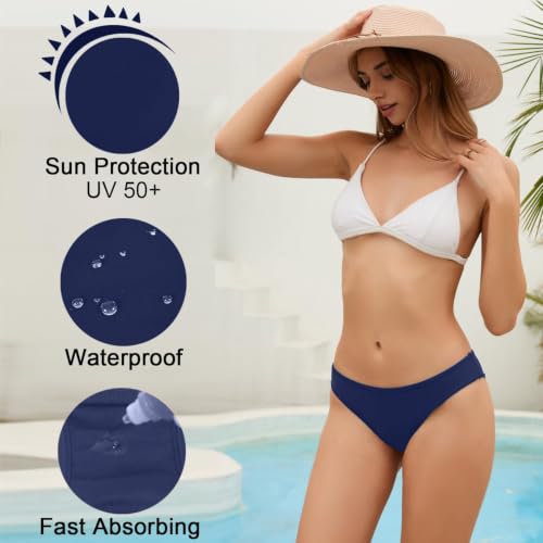 Image of SherryDC Women's Period Swimwear Bikini Bottoms-Menstrual Leakproof Swimsuit Bottoms Briefs for Teen Girl