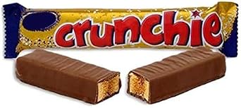 Crunchie Milk Chocolate with Golden Honeycombed Centre, 4 Bars, 128g
