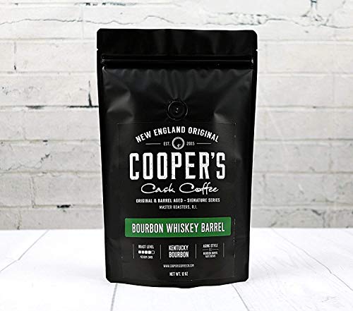 Bourbon Whiskey Barrel Aged Coffee - Ground Coffee, Grade 1 Colombian Coffee Beans Aged In Kentucky Bourbon Whiskey Barrels - 5Lb Bags #TOP1