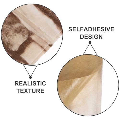 Pegatinas de pared 3D fáciles de cortar decorativas y lavables ABOOFAN 4