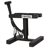 Obere Position: 410 mm FRITZEL Motorrad-Hubständer Kleiner Thron Schwarz