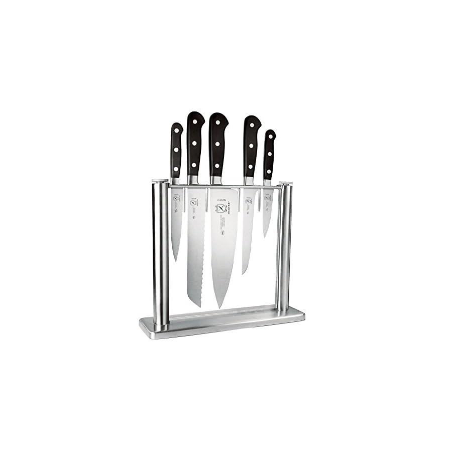 Mercer-Culinary-M23500-Renaissance-6-Piece-Forged-Knife-Block-Set-Tempered-Glass-Block Mercer Culinary M23500 Renaissance 6-Piece Forged Knife Block Set, Tempered Glass Block