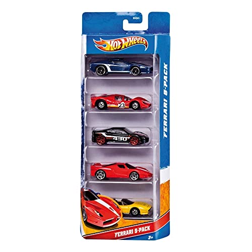 Hot Wheels Pack de Regalo 5 Coches Autogrfx miniatura 1