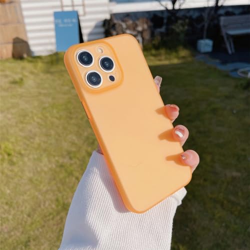 Coque iPhone 13 Pro Max mate translucide orange par LVTFCO