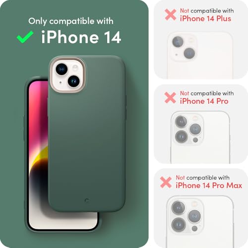 Image of Spigen Cyrill UltraColor Mag | iPhone 14 Case | Green iPhone 14 Back Cover | TPU+Poly Carbonate - Kale