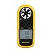 Medidor de velocidad de viento de mano anemómetro, anemómetro digital portátil Medidor de velocidad de viento Medidor de temperatura de velocidad de flujo de aire Termómetro para windsurf Vela Pesca