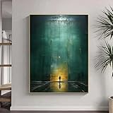 Zoom IMG-2 jacbon grande dipinto astratto verde Zoom IMG-2 jacbon grande dipinto astratto verde