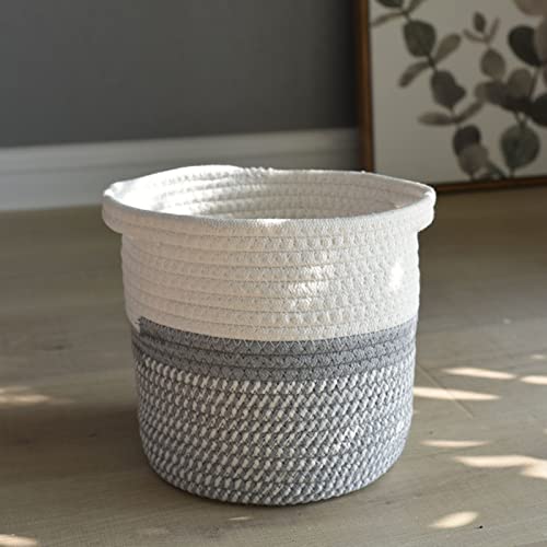 KMERCE Indoor Plant Basket, Woven Flower Pot, Cotton Rope Plant Pot Cover - Image 2