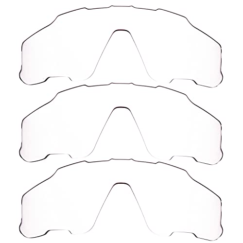 Verres polarisés transparents Oakleys Jawbreaker en lot de 3 haute visibilité