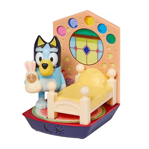 Bluey GoGlow Dream 14345 - Lampada notturna 3 in 1 per bambini, con torcia e timer per dormire, multicolore