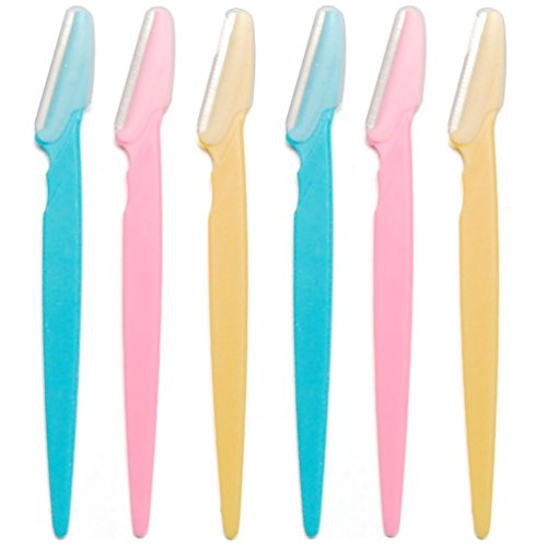 Luxxii (6 Pack) Eyebrow Shapers Razors Shavers Shaving Grooming Trimmers (B)