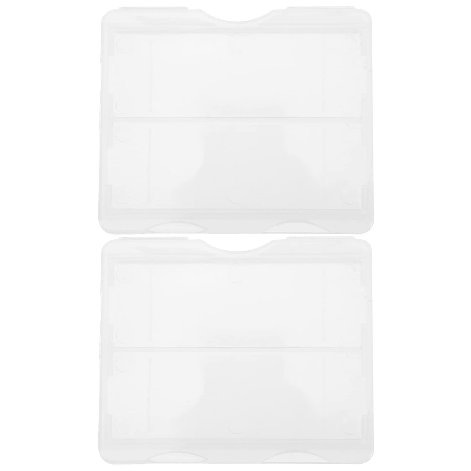 VILLFUL 100pcs Box Slide Box Microscope Slide Storage Microscope Slide Plates Storage Boxes Slide Storage Container 12x12 Paper Storage Professional Microscope Slide Holder Polypropylene