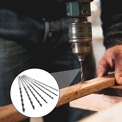Jersvimc 7Pcs 300Mm 12 Extra Long Drill Bit Set, Long Wood Drill Bits Long Shank Drill Bits Brad-Point Drill Bit Set Include (4Mm, 5Mm, 6Mm, 7Mm, 8Mm, 10Mm, 12Mm) #TOP6