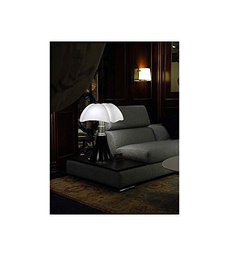 Grande lampada Pipistrello Nero Opaco H66-86cm