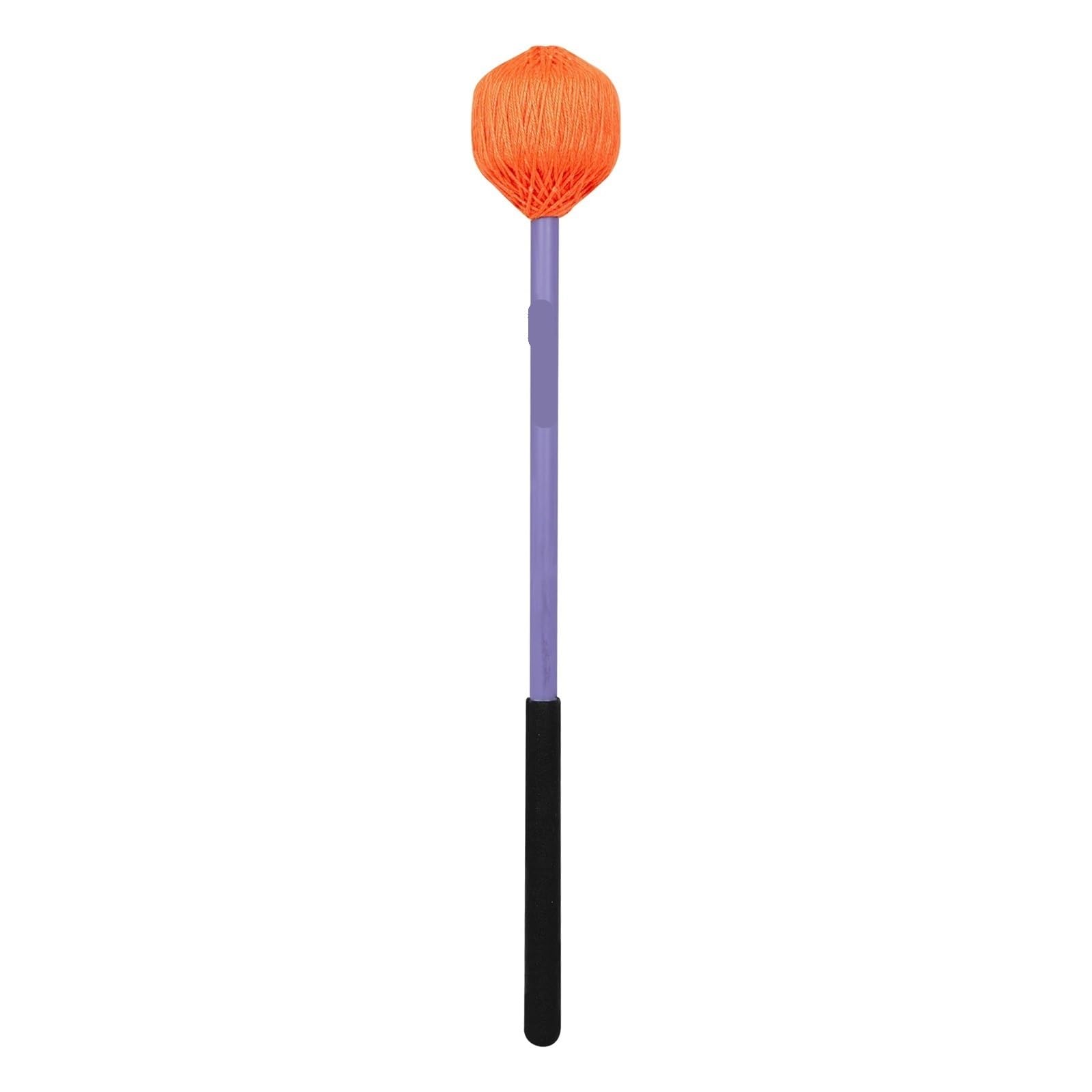 Baguettes de marimba Baguettes de grosse caisse, baguettes professionnelles, maillets Marimba, poignée antidérapante, accessoires d'instruments à Percussion(Orange)