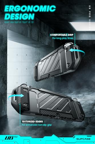 Image of SUPCASE Unicorn Beetle Pro Series Case for Nintendo Switch OLED Model (2021), Dockable Rugged Protective Case (FrostBlack)
