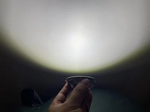 Miniatura 6 de NA 2 unidslote 3W LED Puck luz debajo del gabinete para estantería e iluminación de escaparate, 270LM blanco frío 6000K (con conector de cable de