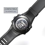MCXGL-Replacement-Band-Compatible-with-suunto-core-All-Black-Watch-Band-Waterproof-Sports-Rubber-Strap