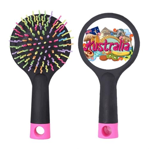 Brosse démêlante anti-nœuds avec coussin d'air pour salon de coiffure