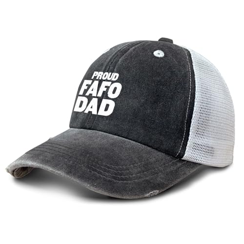 Proud Fafos Dad Sun Hats Cool Cap for Son Black2