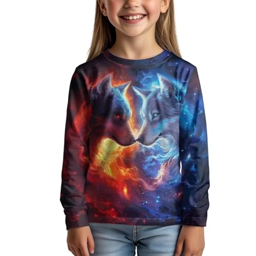 Image of Uourmeti Teens Girls Long Sleeve T Shirts Fall Outfits Boys Active Sportswear Running Tops