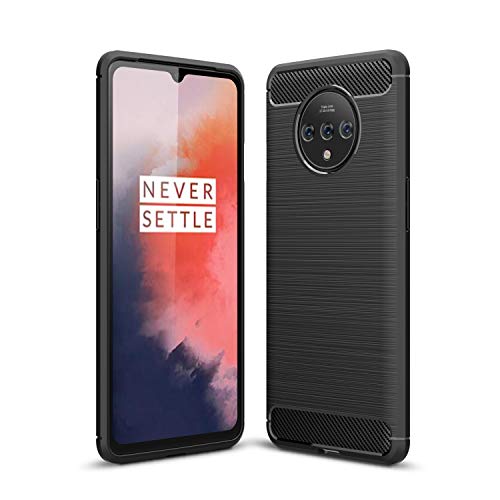 Coque OnePlus 7T absorption des chocs et texture carbone noire
