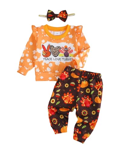 Mioglrie Toddler Baby Girl Clothes Fall Winter Sweatsuit Newborn ...